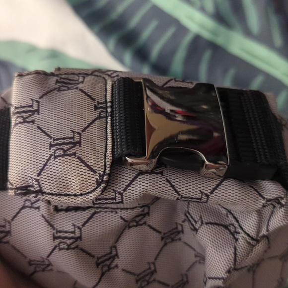 Y2K Lauren by Ralph Lauren monogrammed  shoulder bag. - Picture 7 of 8